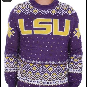 LSU Tigers Ugly Christmas Sweater Mens Size XXL By Campus Specialties